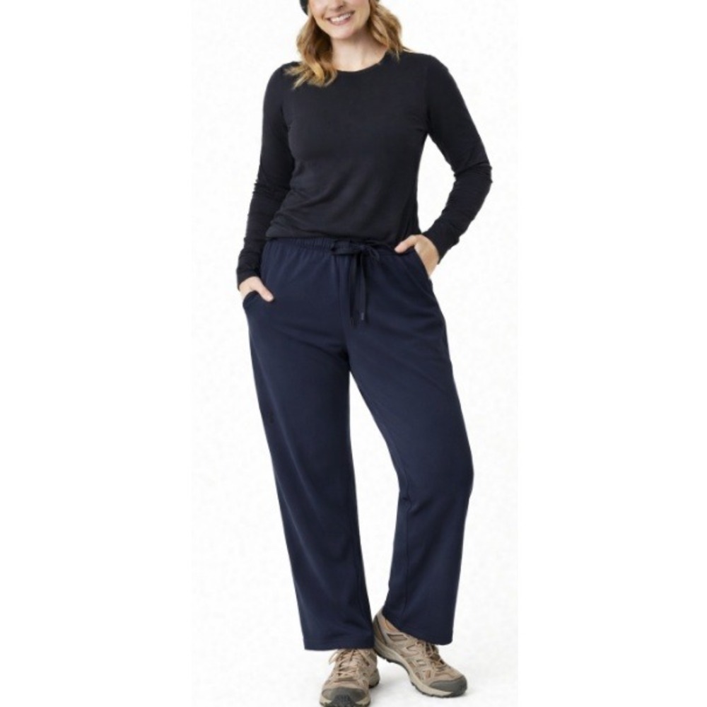 Under Armour Women's Black ColdGear Semi Fitted Wide Leg Fleece Pants Size S